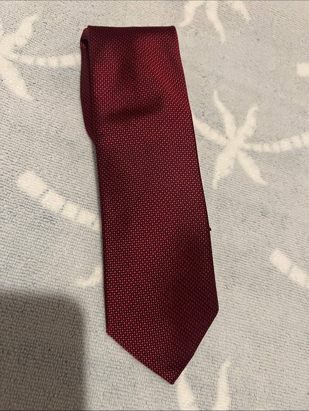 Calvin Klein Burgundy Textured Men’s Tie